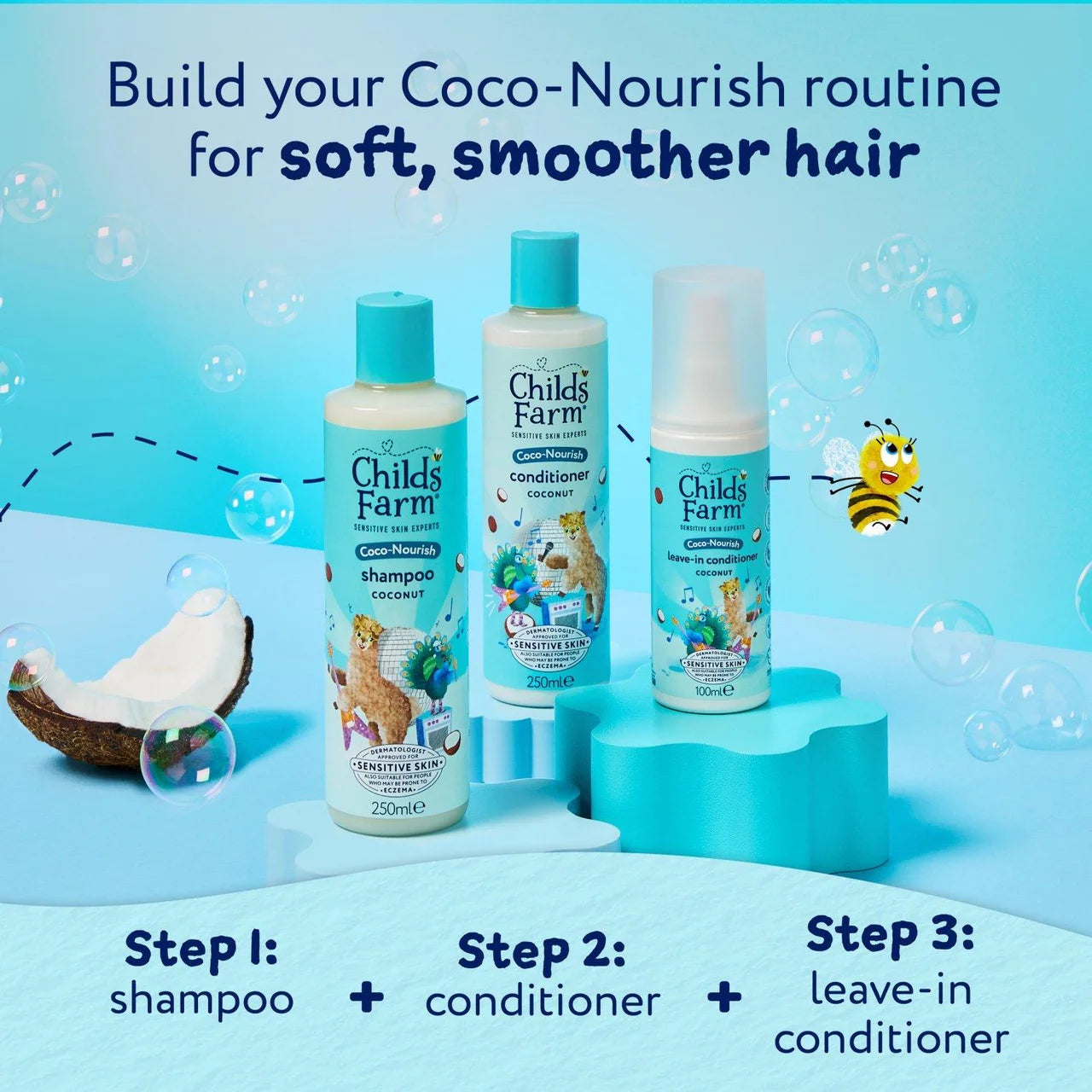 Childs Farm Kids Organic Coconut Coco-Nourish Shampoo 250ml