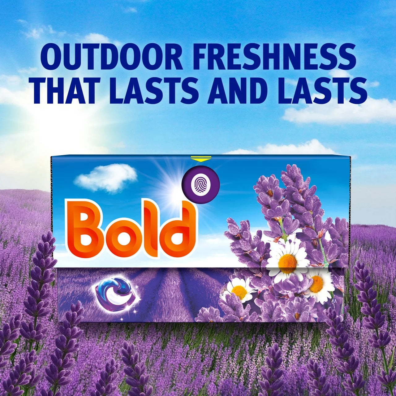 Bold 3in1 Pods Washing Capsules Lavender & Camomile 70 Washes