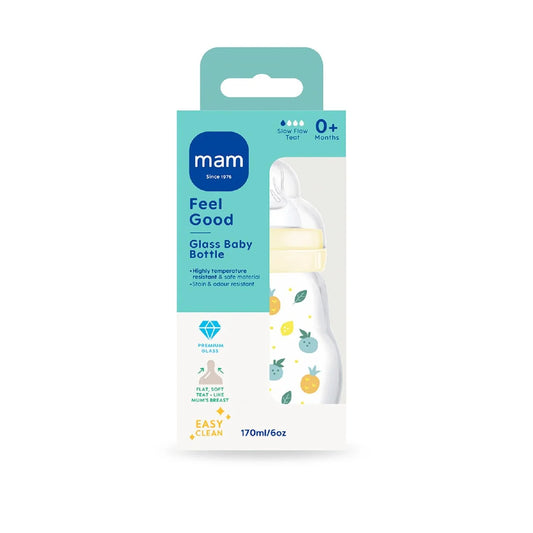 MAM Feel Good Glass Bottle 170ml Unisex