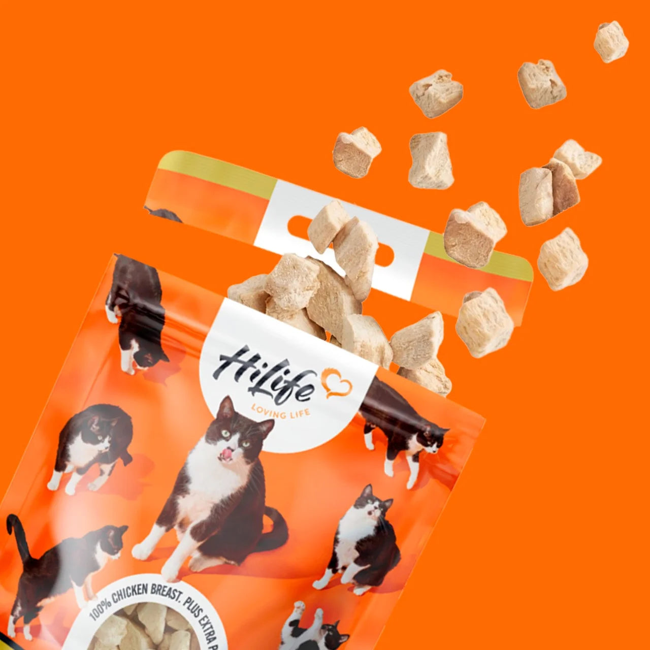 HiLife It's only Natural Chicken Breast Cat Treats 10g