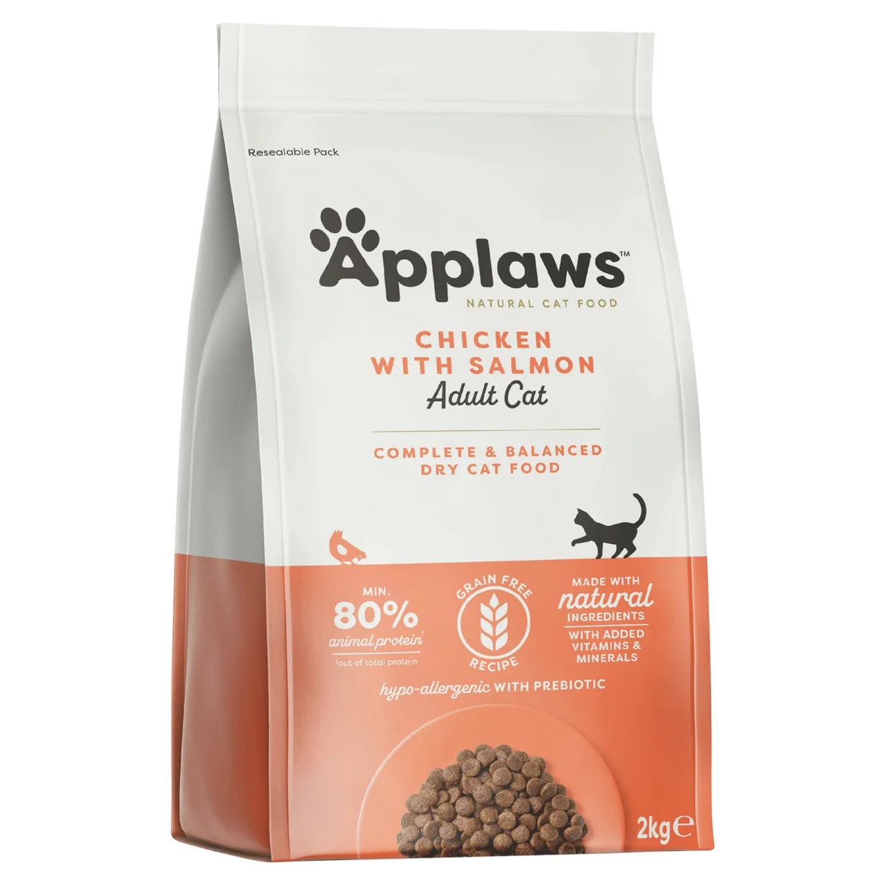 Applaws Natural Dry Cat Food Chicken with Salmon Grain Free 2kg