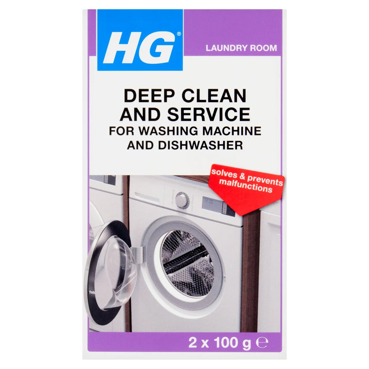 HG Deep Clean and Service for Washing Machine and Dishwasher 200g