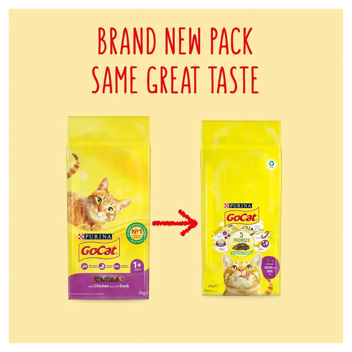 Go-Cat Chicken and Duck Dry Cat Food 320g