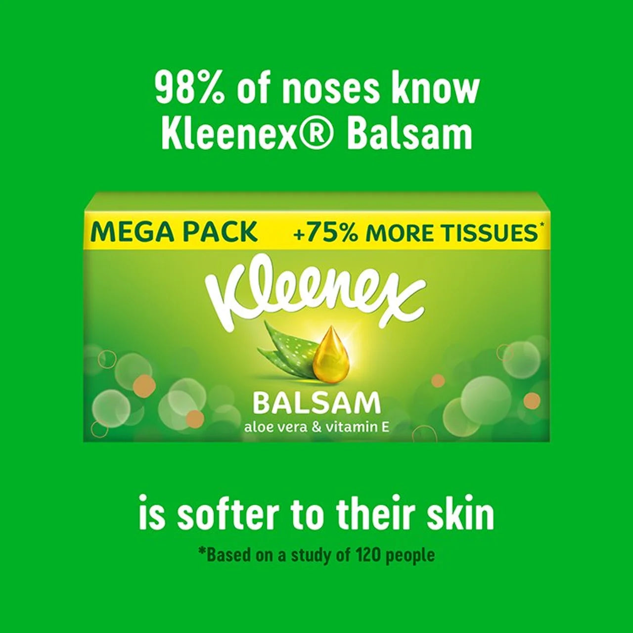 Kleenex Balsam MEGA Box 112 per pack
