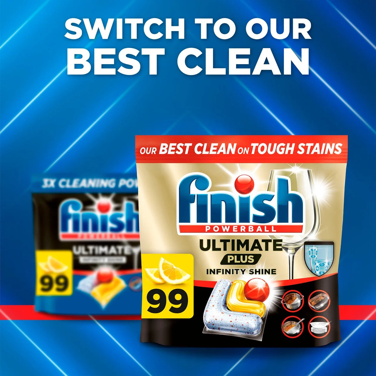 Finish Ultimate All in One Lemon 55 per pack