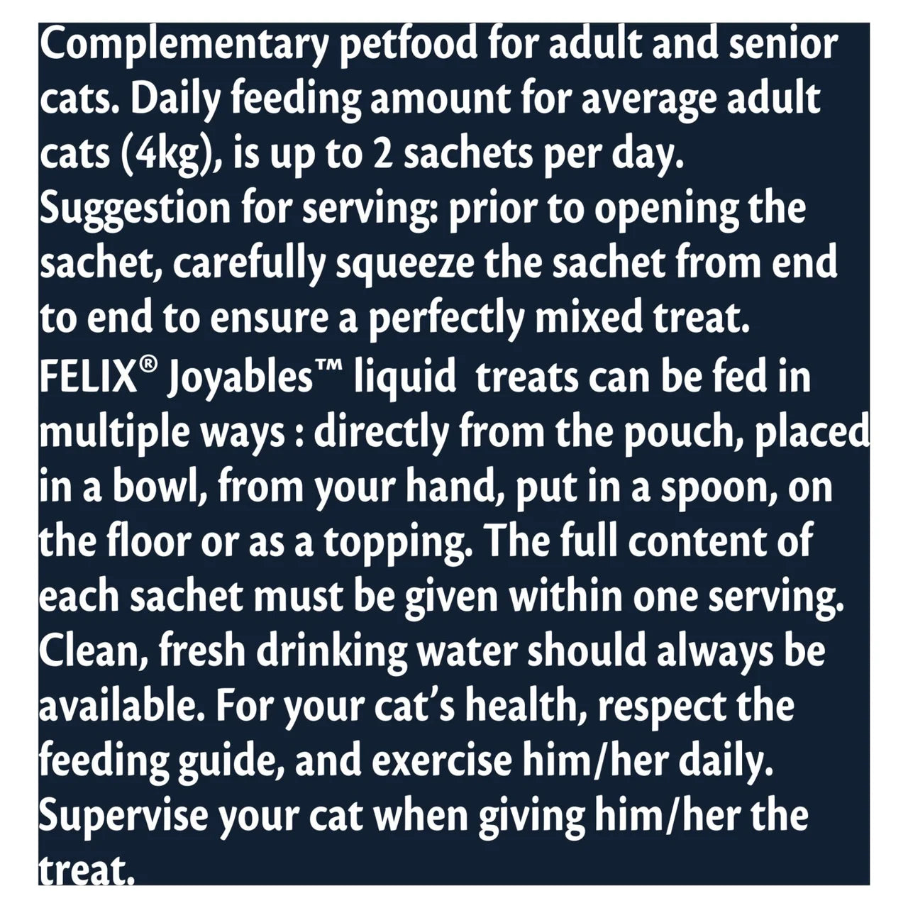 FELIX Joyables Salmon Liquid Cat Treat 4 x 10g