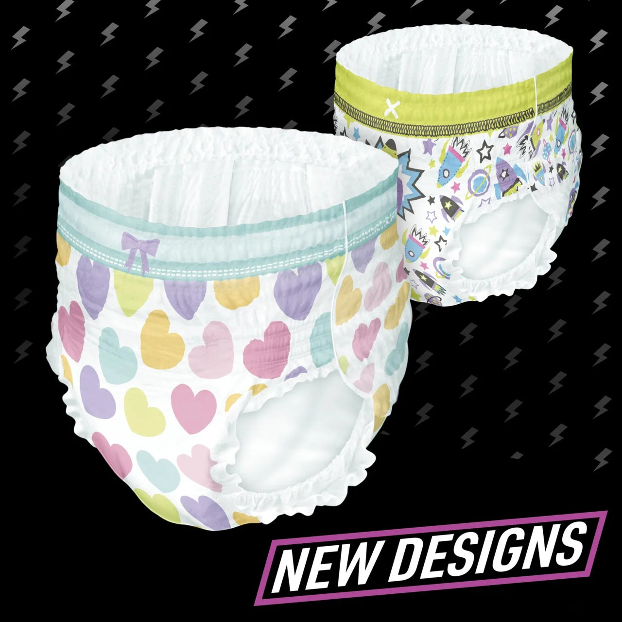 Pampers Ninjamas Pyjama Pants Girls, 10 Nappy Pants, 4-7 Years, 17-30kg 10 per pack