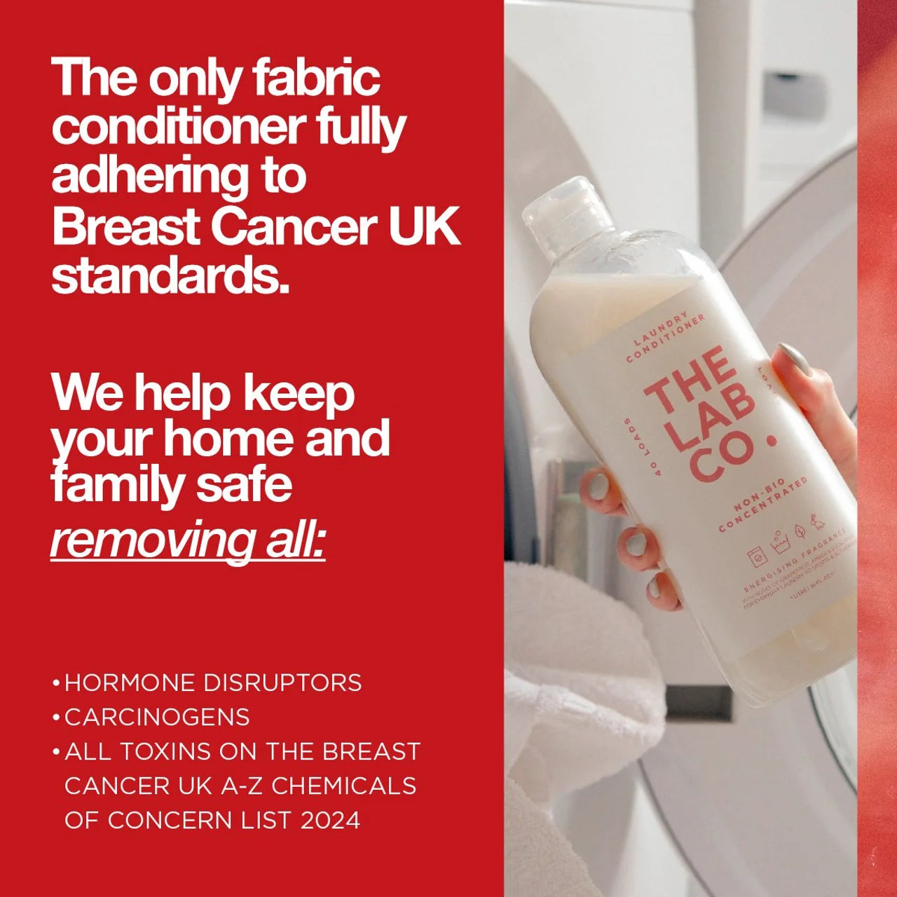 The Lab Co. Energising Non-Bio Fabric Conditioner 1L