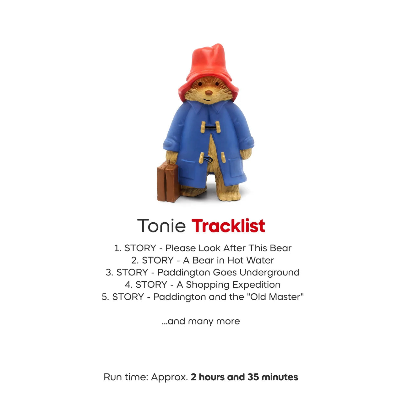 Tonies A Bear Called Paddington Audio Tonie Character