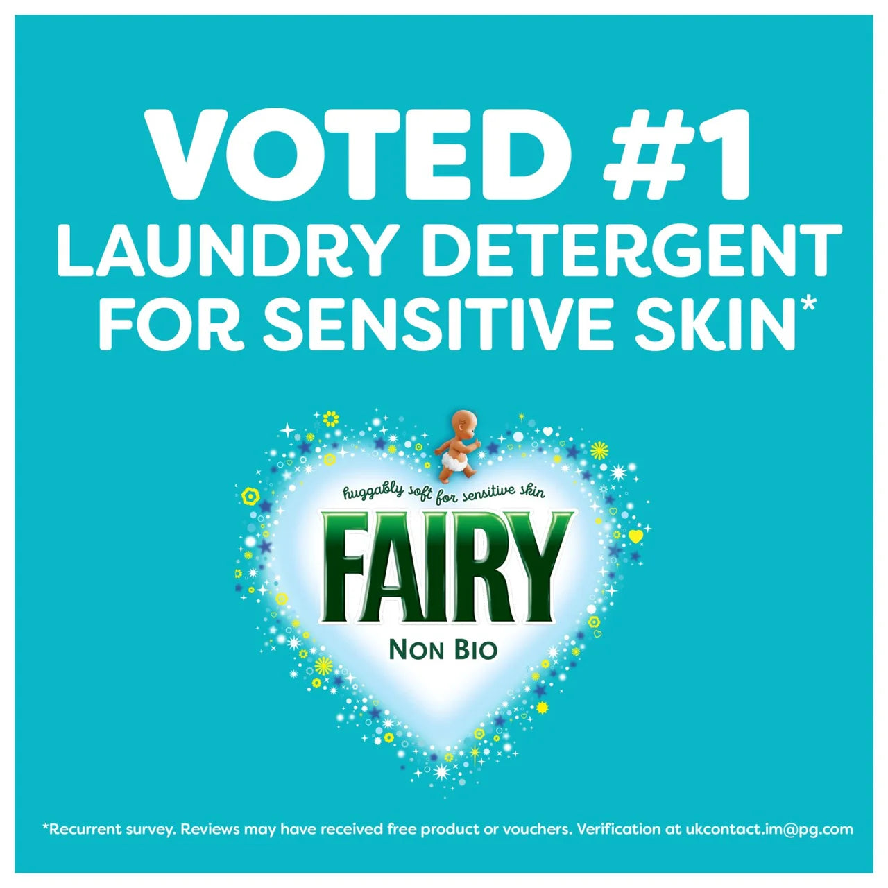 Fairy Platinum Non Bio Washing Liquid 43 Washes 1.426L