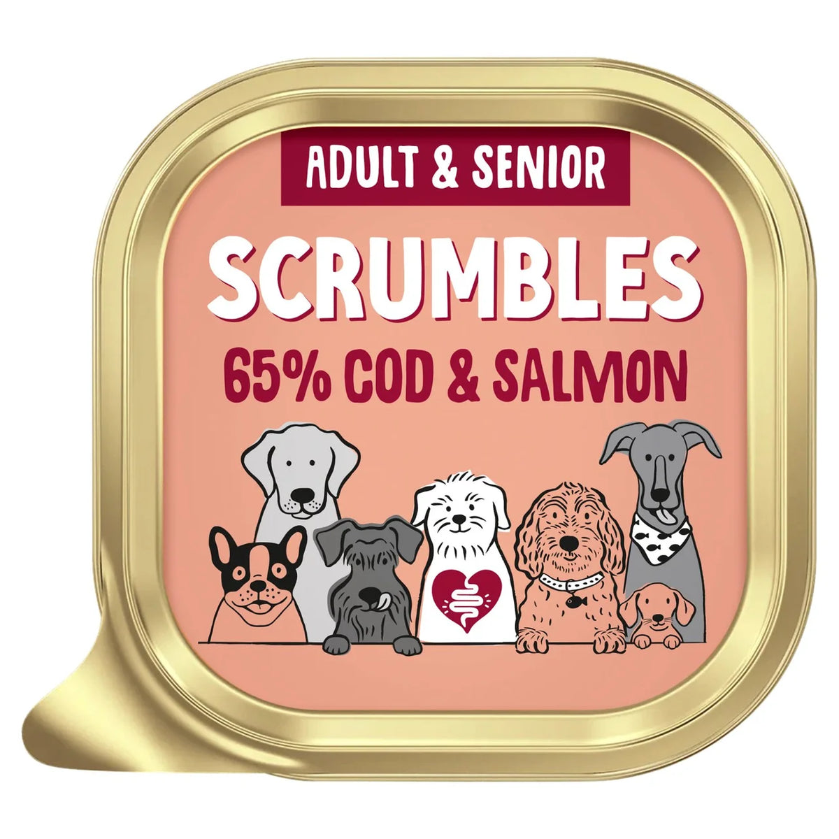 Scrumbles Grain Free Wet Dog Food Fish 150g