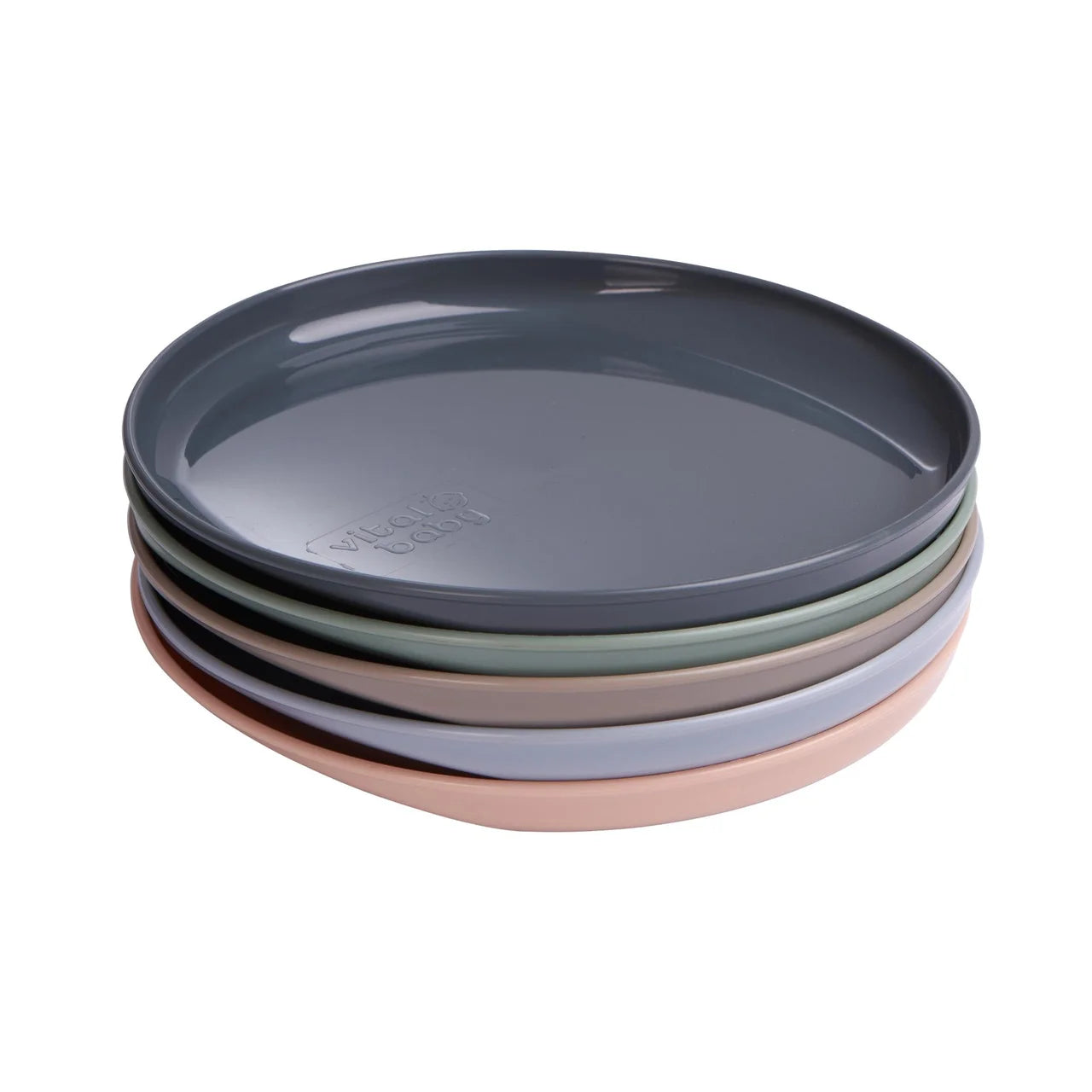 Vital Baby Nourish Perfectly Simple Plates 5pk - natural