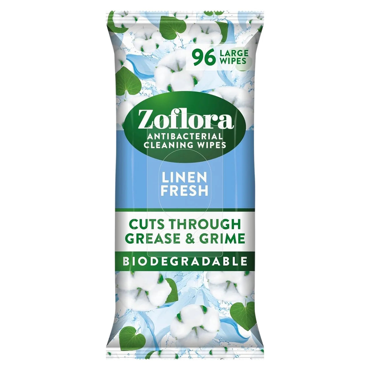 Zoflora Linen Fresh Antibacterial Multi-surface Wipes 96 per pack