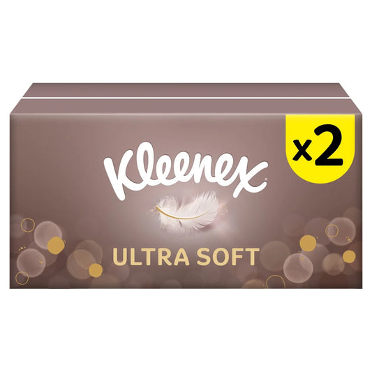 Kleenex Ultra Soft Tissues - Twin Box 2 x 64 per pack