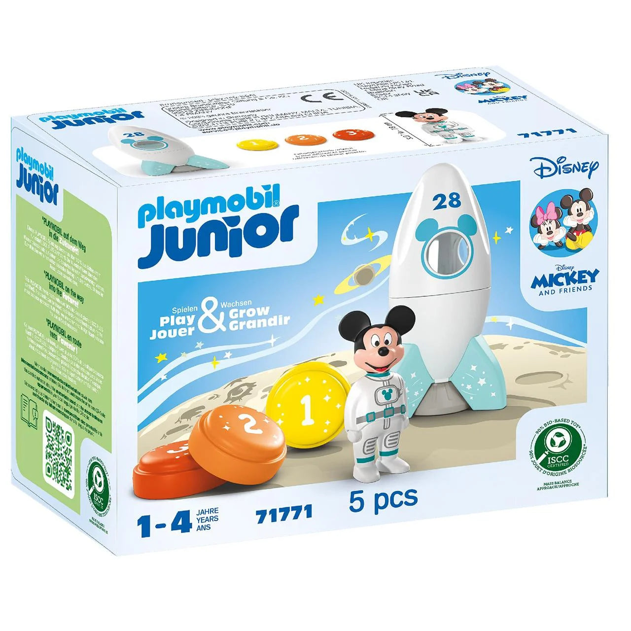 Playmobil 71771 Junior & Disney - Mickey Mouse's Rocket Space Adventure