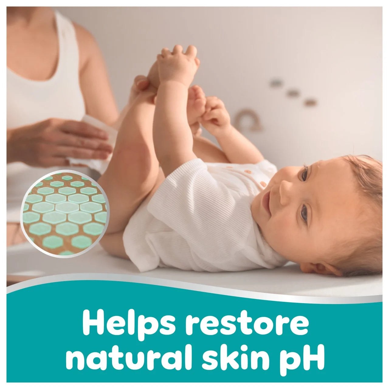 Pampers 99% Water Wipes 60 per pack