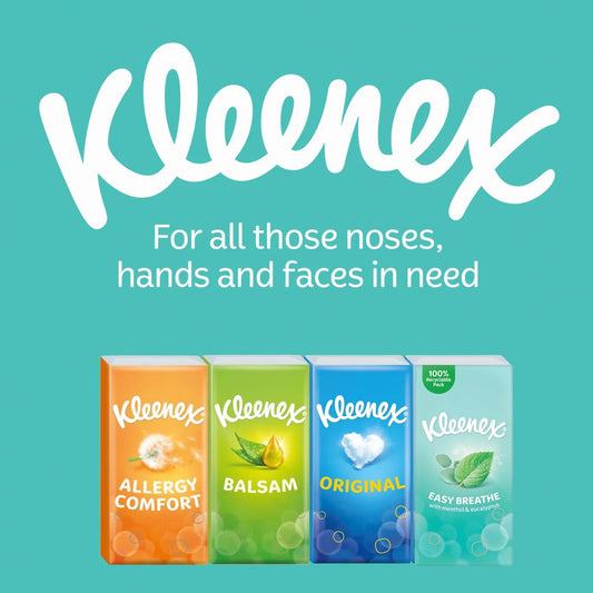 Kleenex Easy Breathe Tissues Pocket Pack 6 x 9 per pack