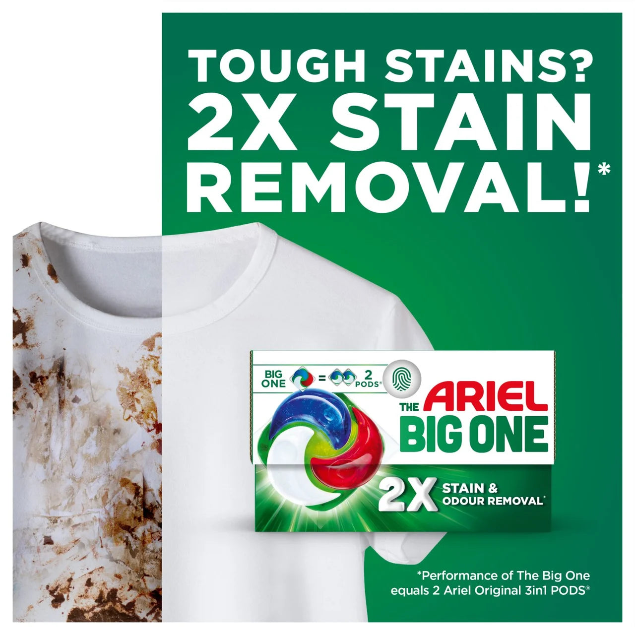 Ariel The Big One Original Washing Liquid Pods 21 washes