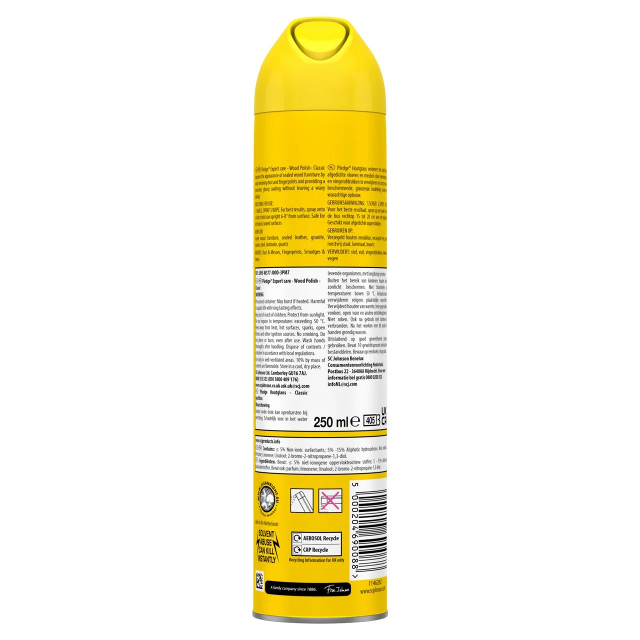 Pledge Expert Care Wood Polish 250ml