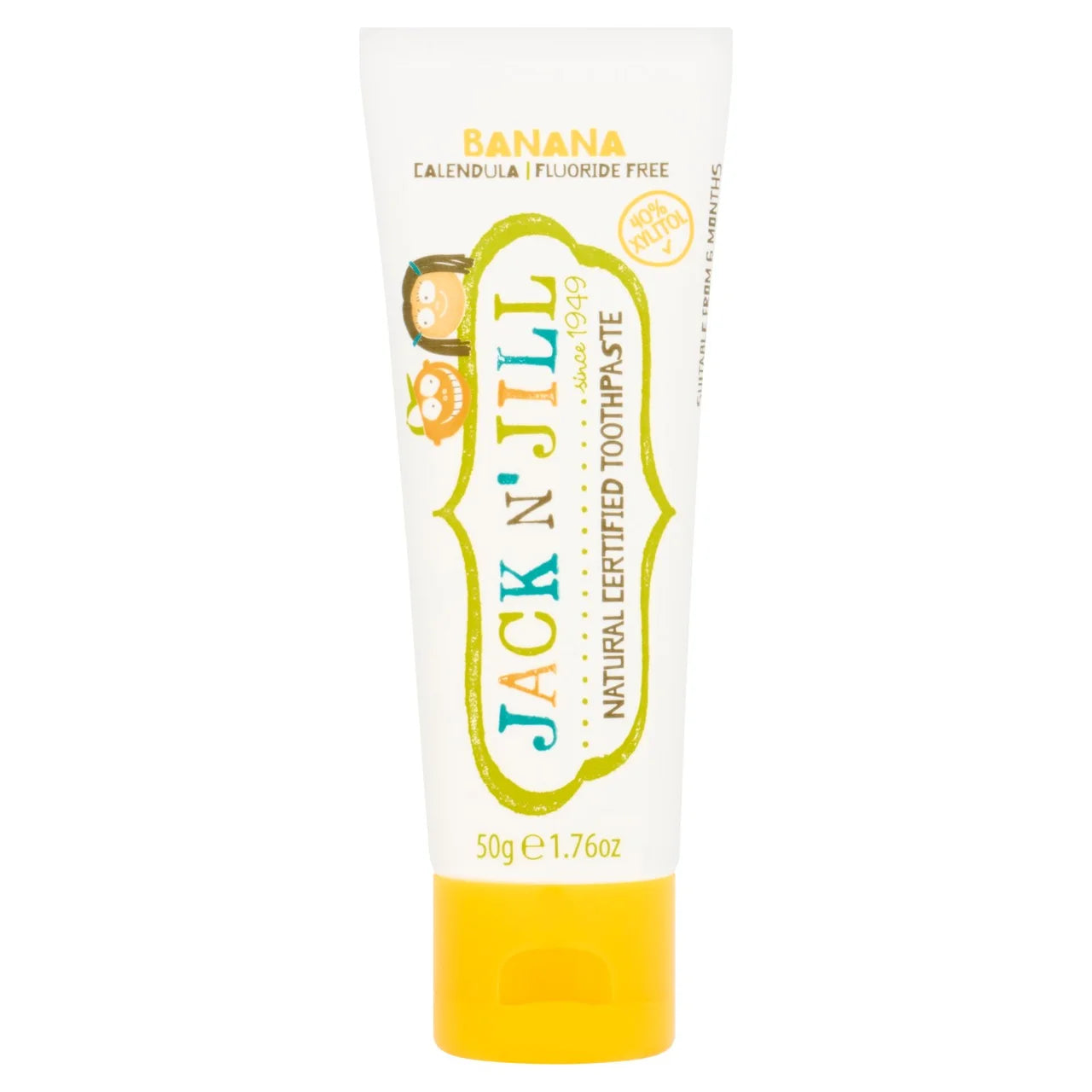 Jack N' Jill Natural Certified Toothpaste Banana 50g