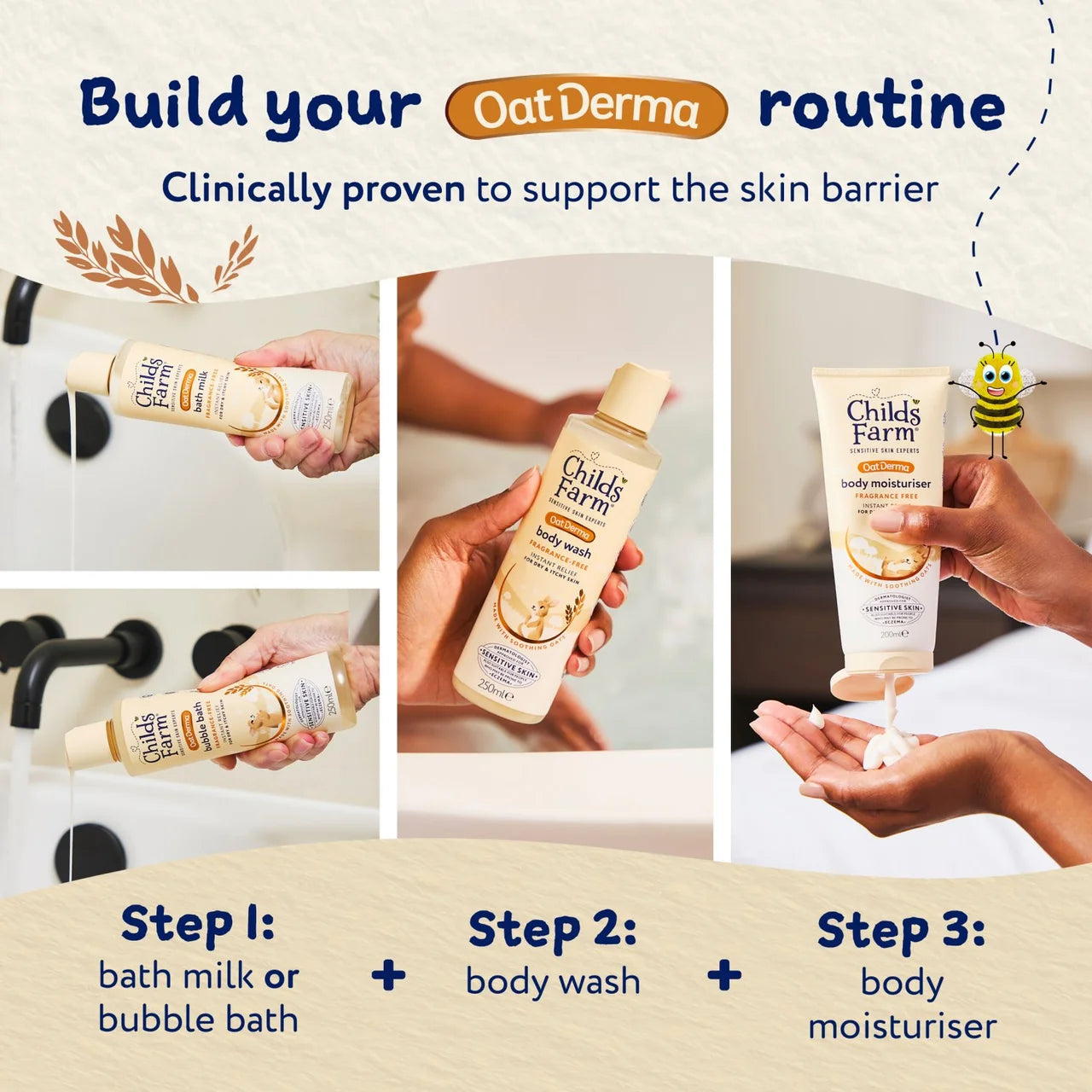 Childs Farm OatDerma Body Wash Fragrance-Free 250ml