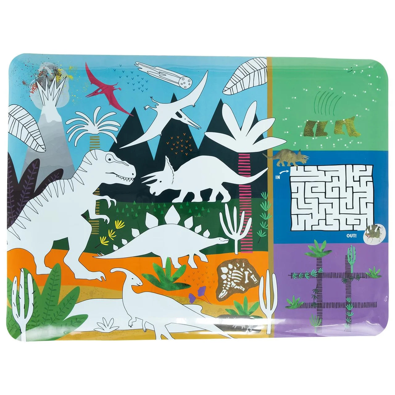 Floss & Rock Reusable Activity Mat Dinosaur