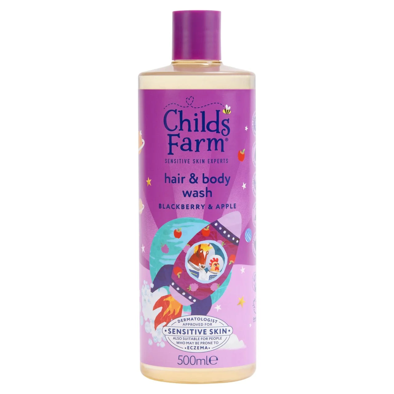 Childs Farm Hair & Body Wash, Blackberry & Apple 500ml