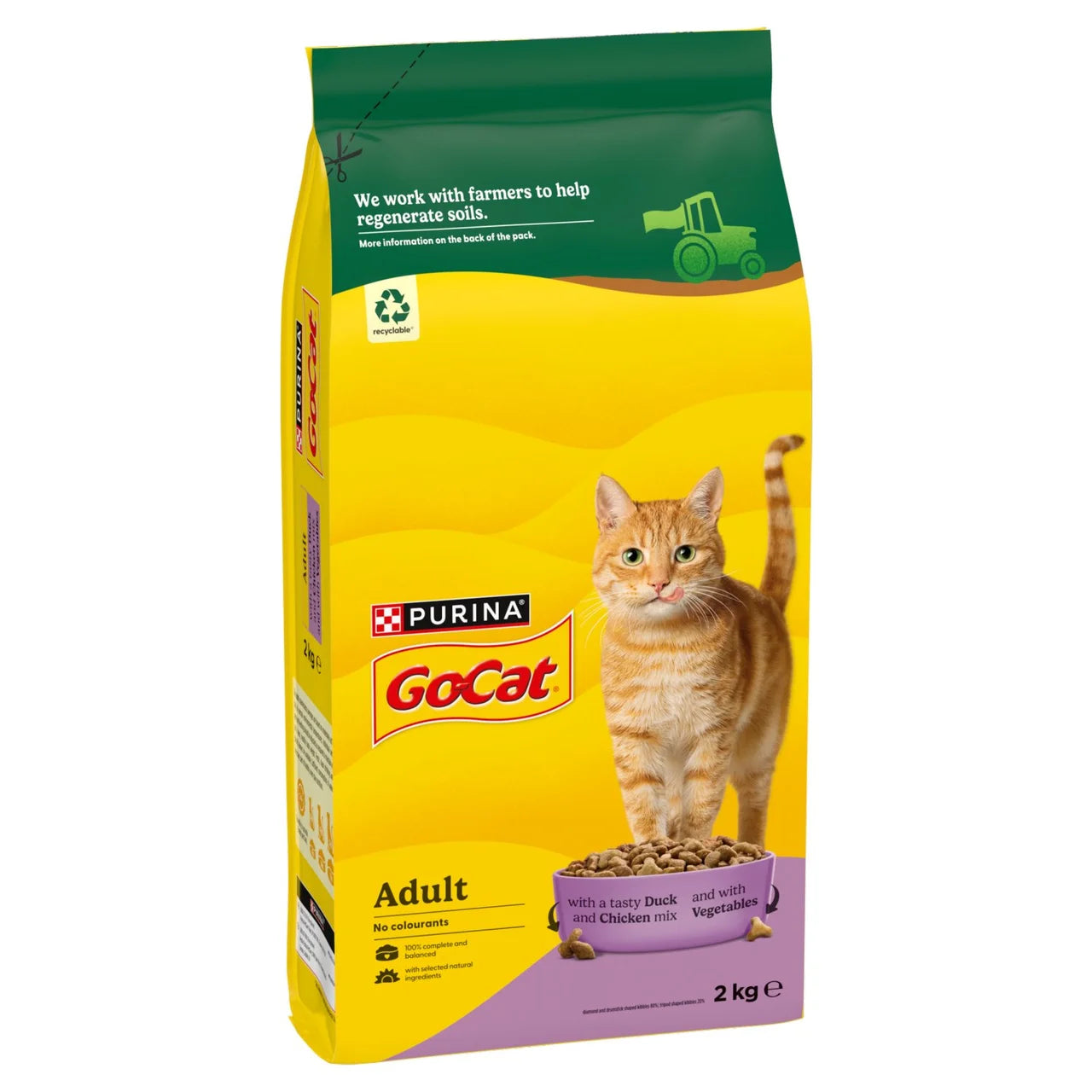 Go-Cat Chicken & Duck Dry Cat Food 2kg