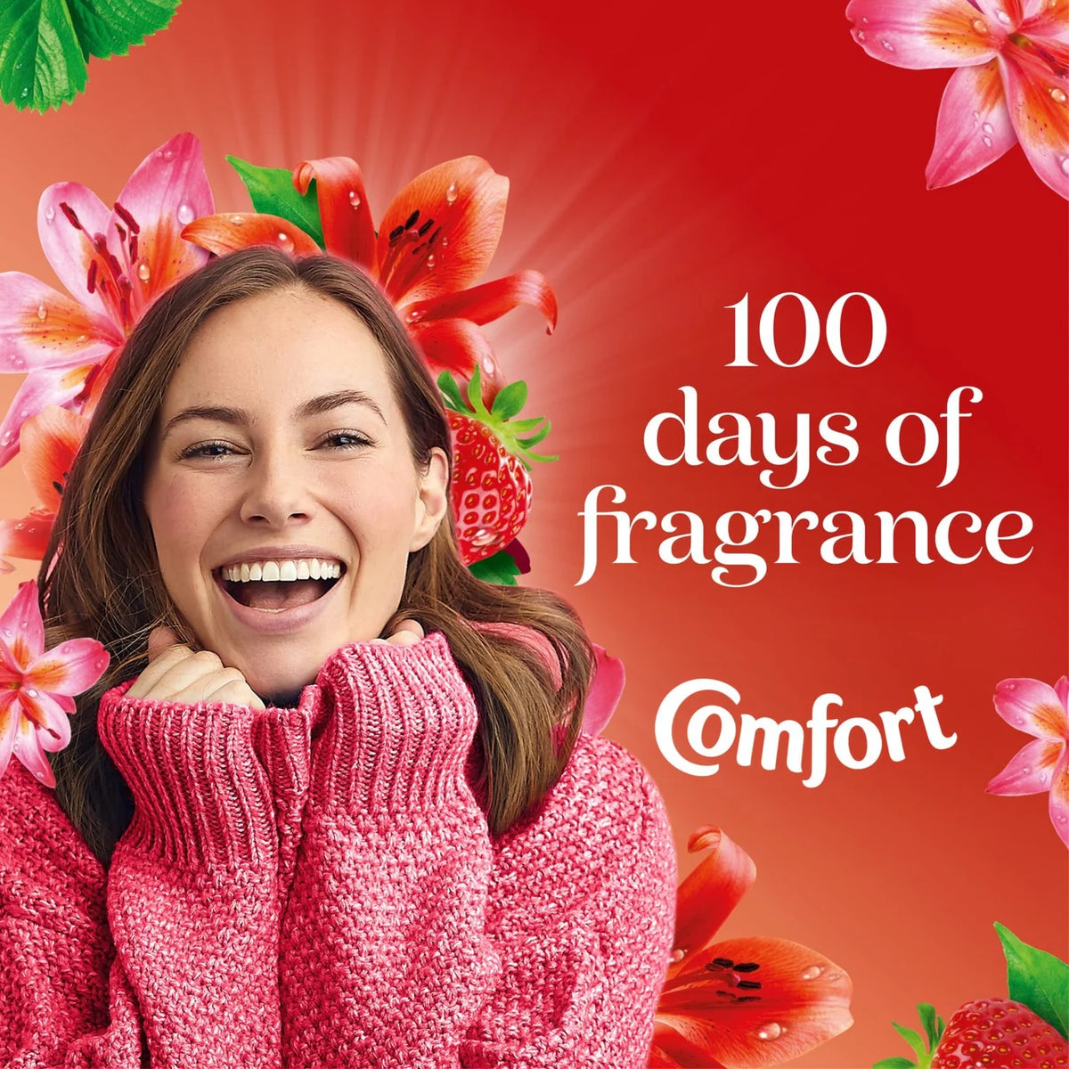 Comfort Perfume Creations Strawberry & Lily Fabric Conditioner 48 Washes 1400ml