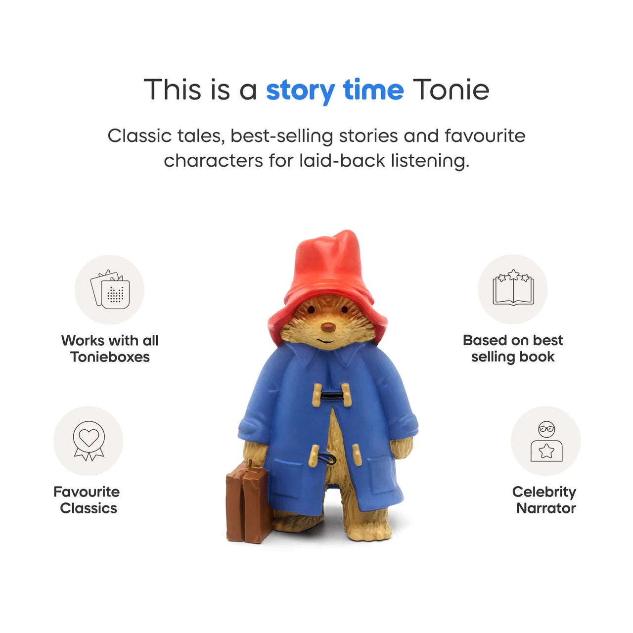 Tonies A Bear Called Paddington Audio Tonie Character