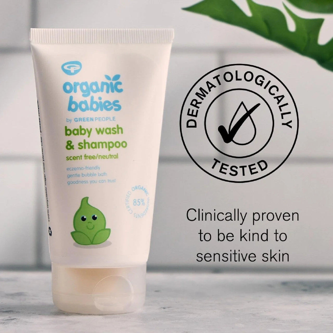 Organic Babies Scent Free Wash & Shampoo 150ml
