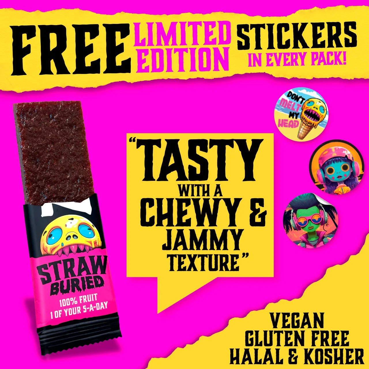 Zombie Fruit Bars Variety Multipack 4 x 25g