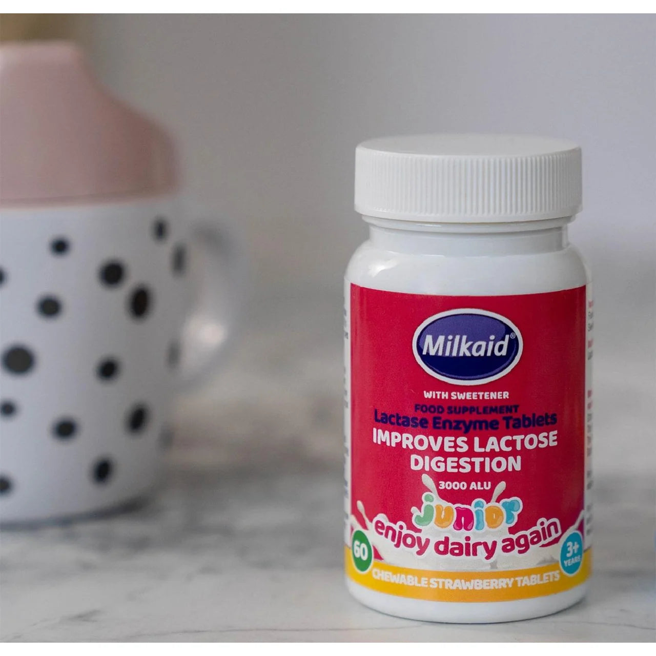 Milkaid Junior Lactase Digestion Tablets 60 per pack