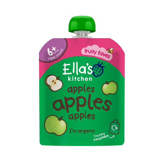 Ella's Kitchen Apples Apples Apples First Tastes Baby Food Pouch 6+ Months 70g