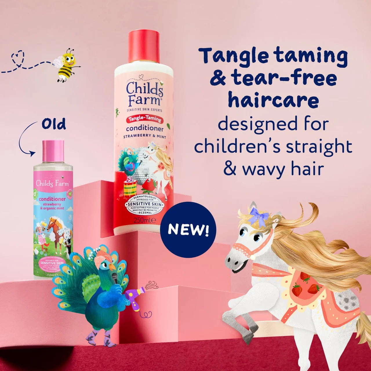 Childs Farm Tangle Taming Conditioner Strawberry & Mint 250ml