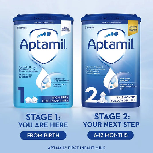 Aptamil 1 First Infant Baby Milk Formula Powder from Birth Big Pack 1200g
