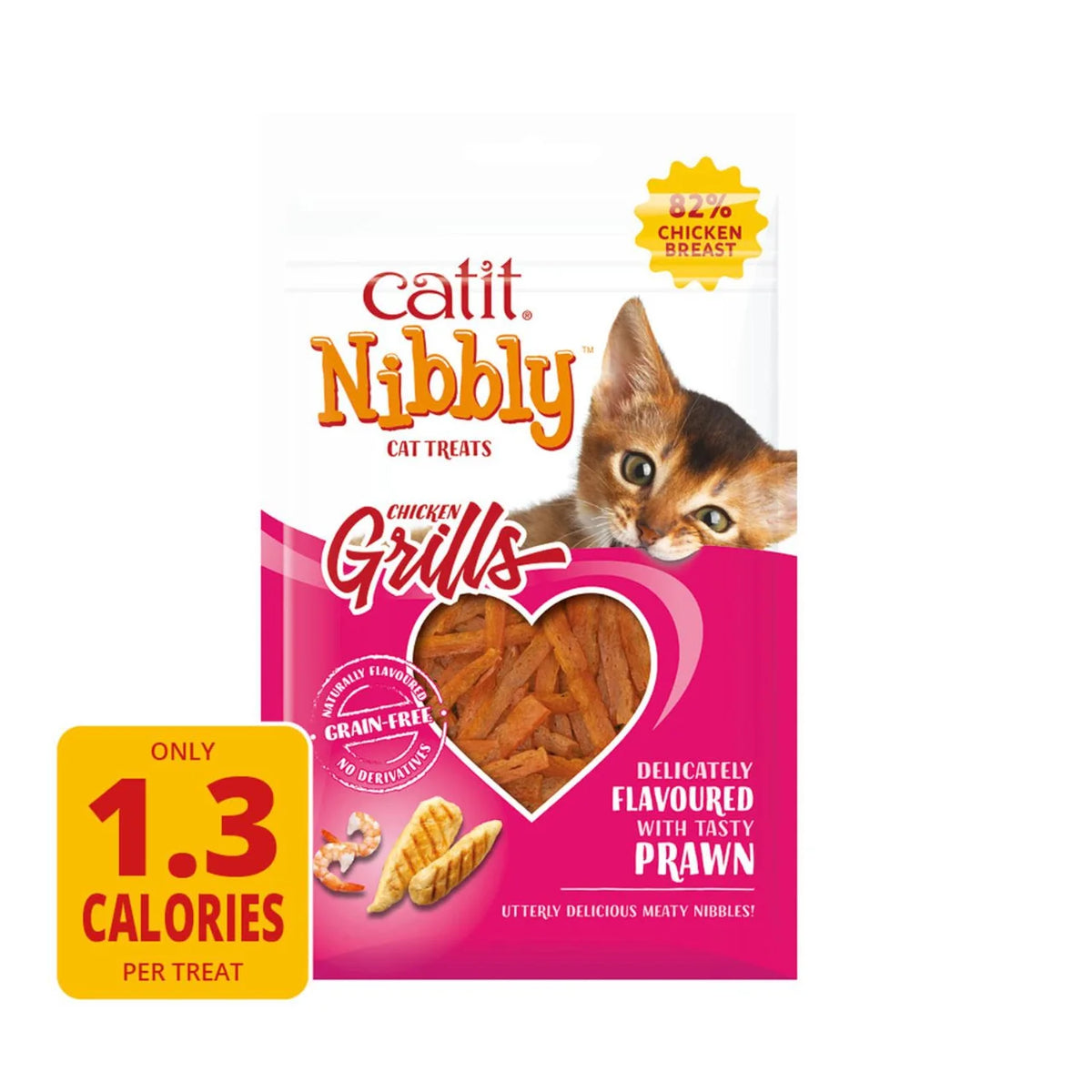 Catit Nibbly Grills Chicken & Prawn Cat Treat 30g