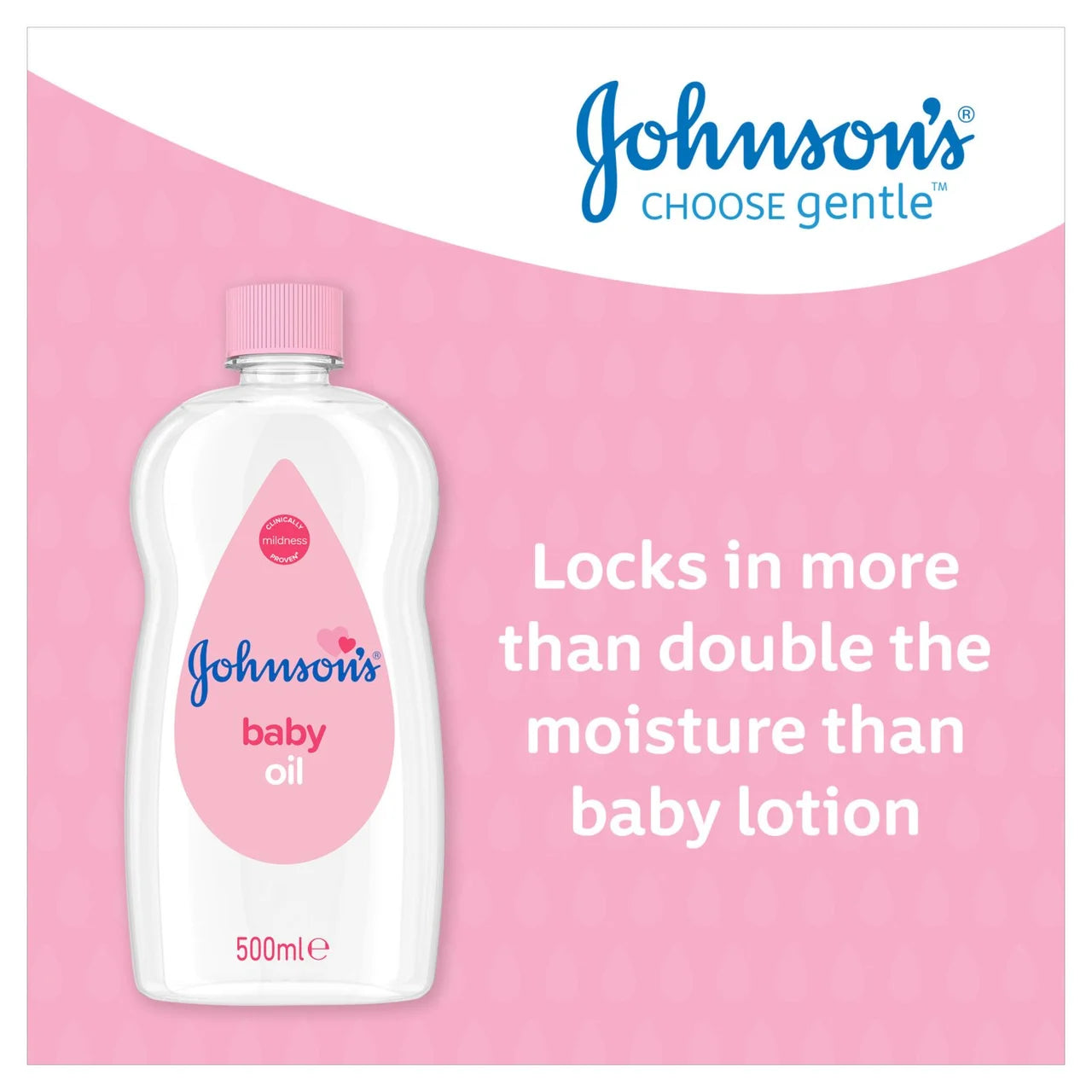 Johnson's Baby Oil for Delicate Skin 500ml