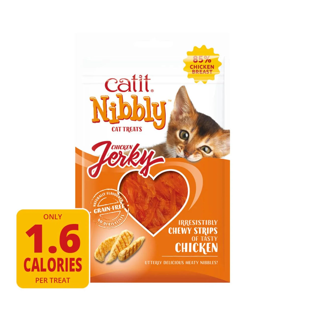 Catit Nibbly Jerk Chicken Cat Treat 30g