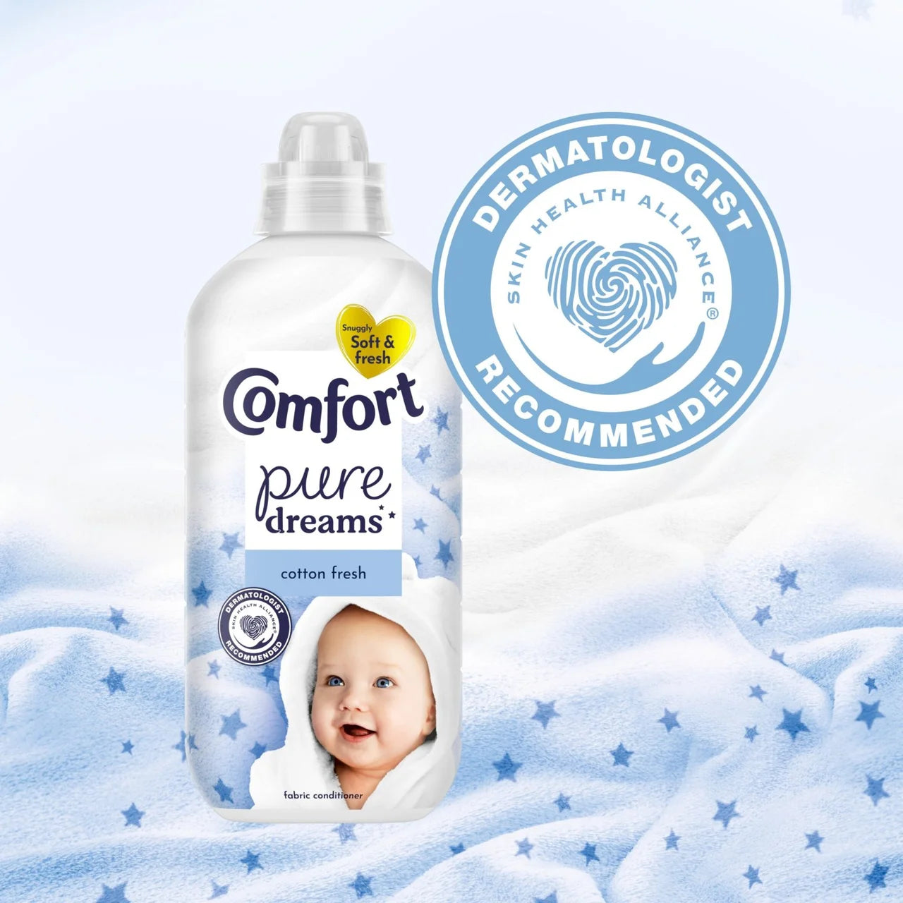 Comfort Pure Dreams Cotton Fresh Sensitive Fabric Conditioner 900ml