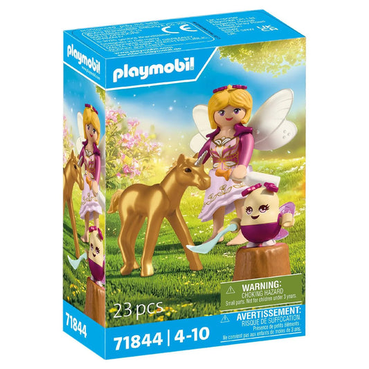 Playmobil 71844 Magical Unicorns Golden Unicorn Foal with Fairy