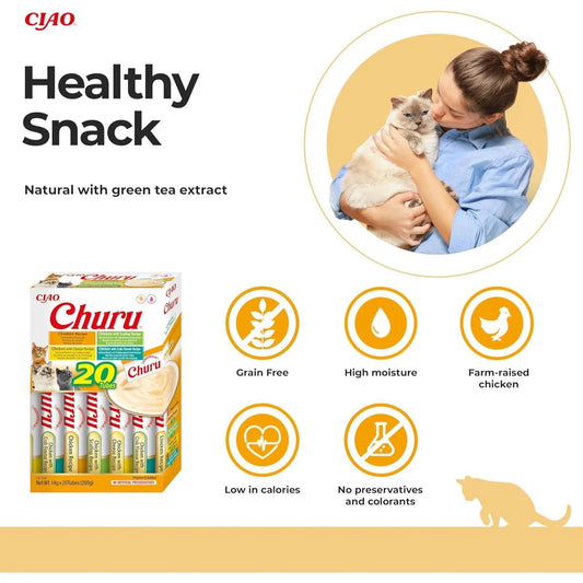 Churu 20 Pack Box Chicken Variety 14g