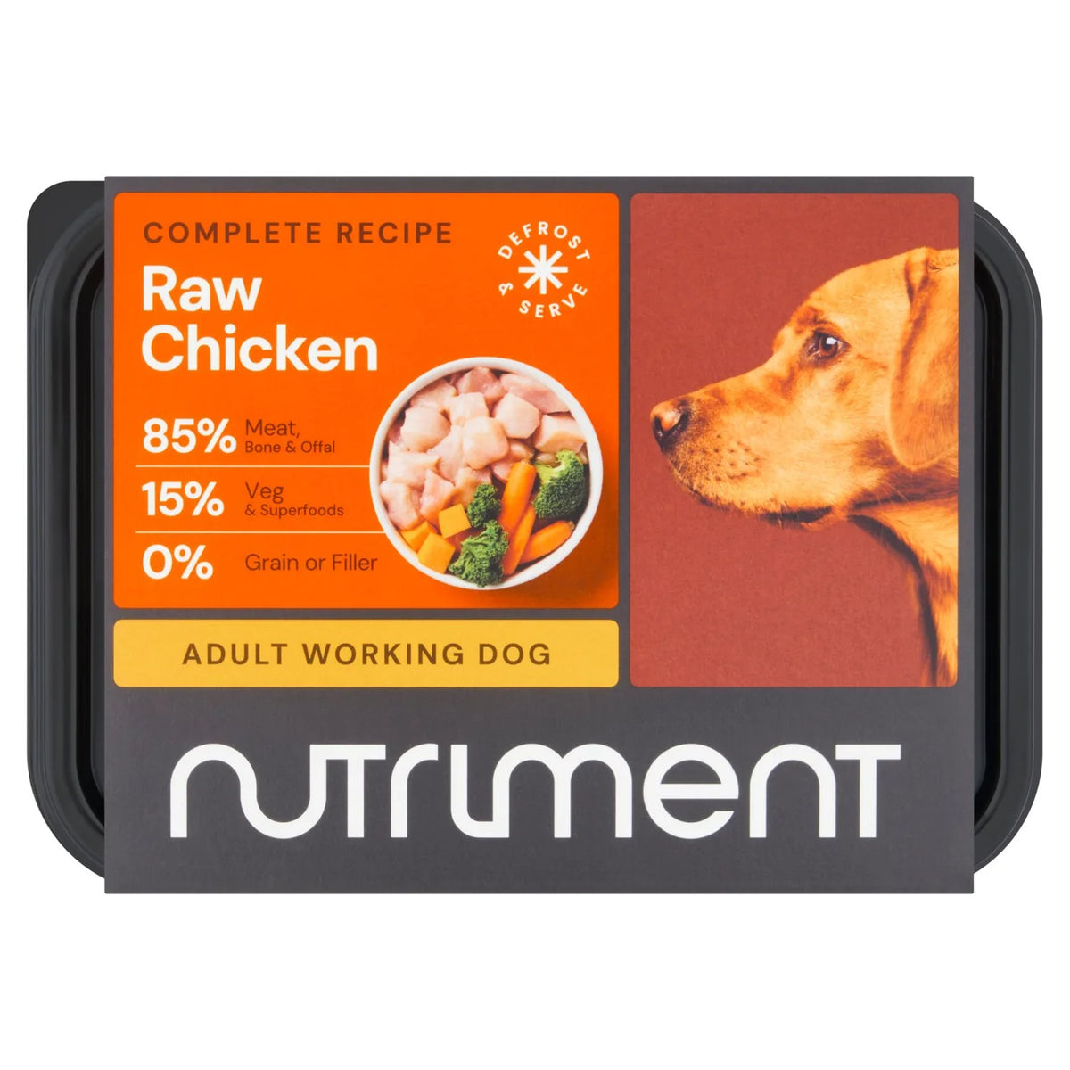 Nutriment Chicken Formula Raw Dog Food 500g