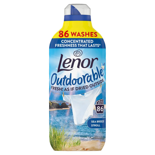 Lenor Outdoorable Fabric Conditioner Sea Breeze Stroll 86 Washes 1204ml