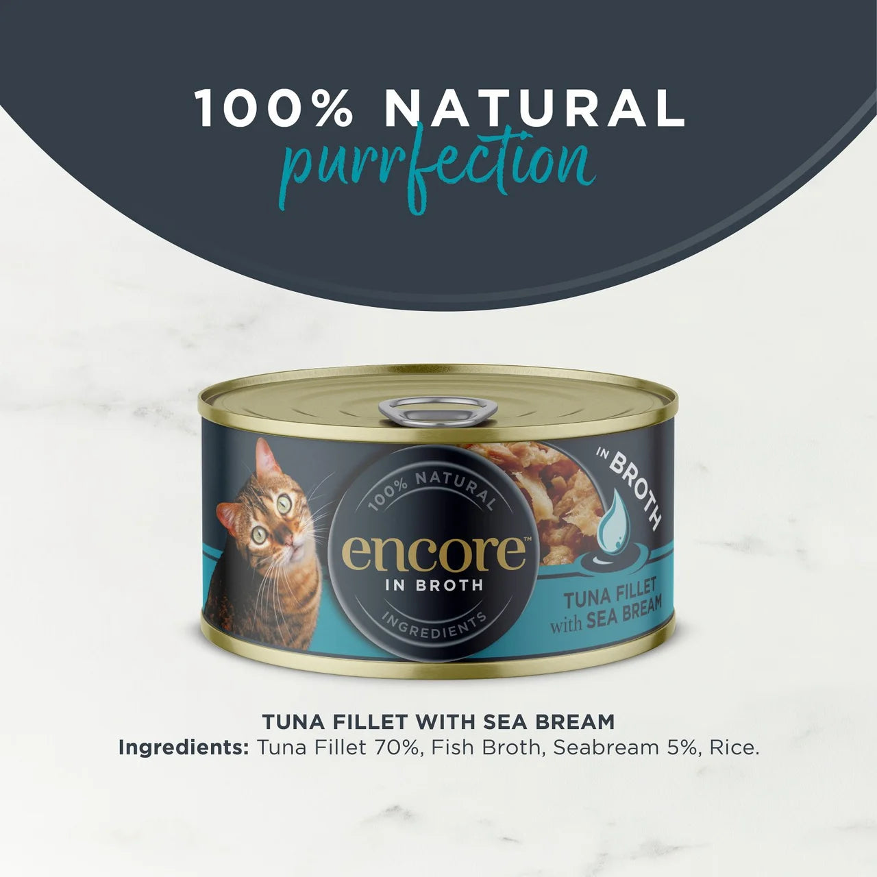 Encore Cat Tin Tuna with Seabream 70g