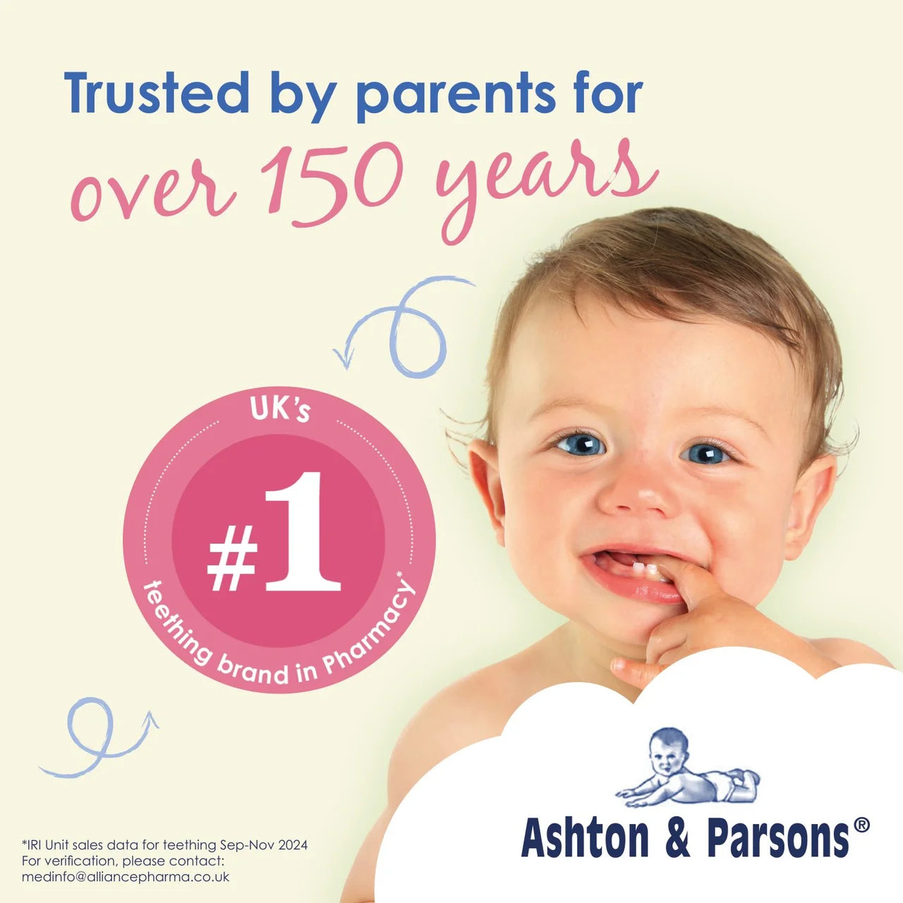 Ashton & Parsons Infants' Teething Powders 20 per pack