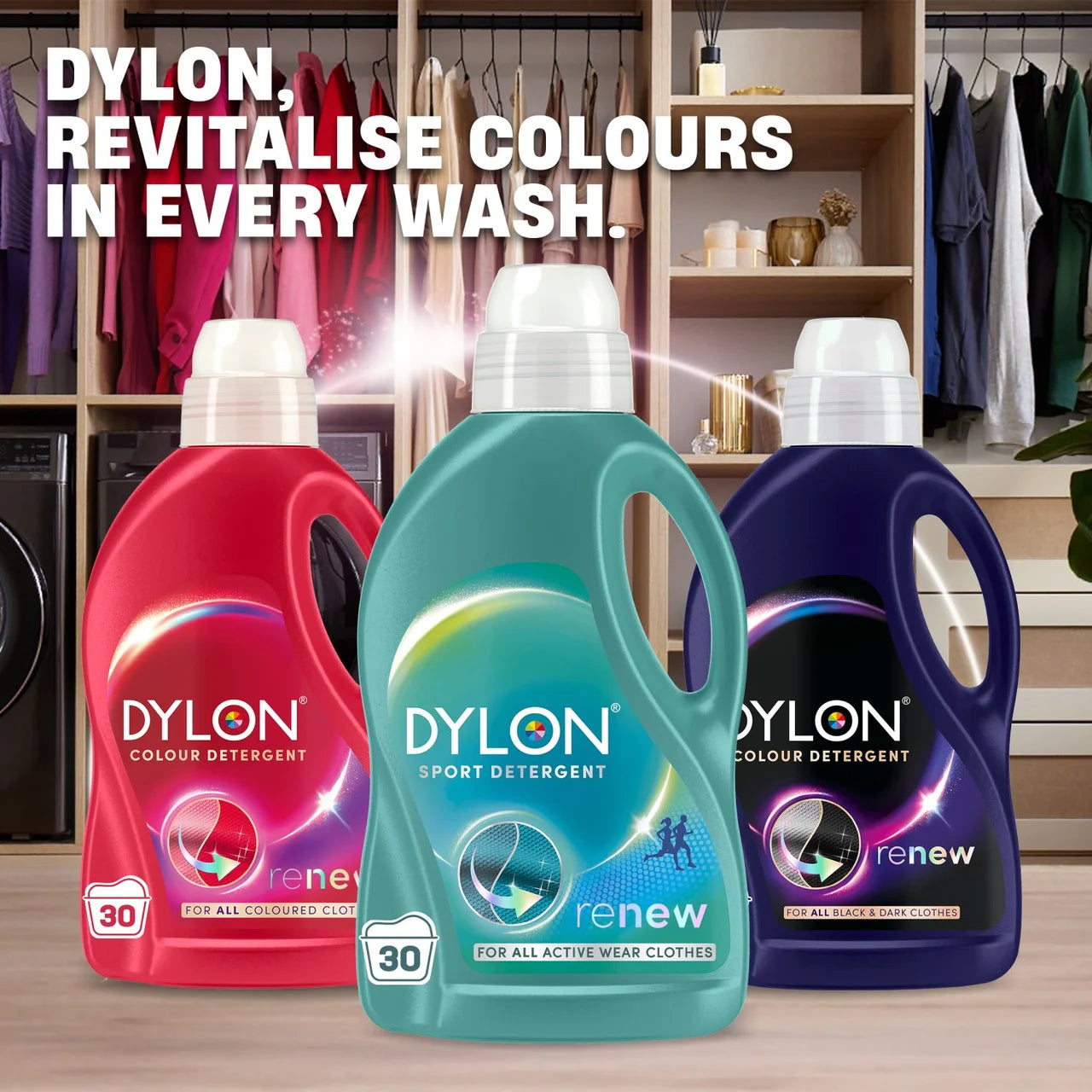 Dylon Renew Sport Laundry Detergent 30W 1.5L