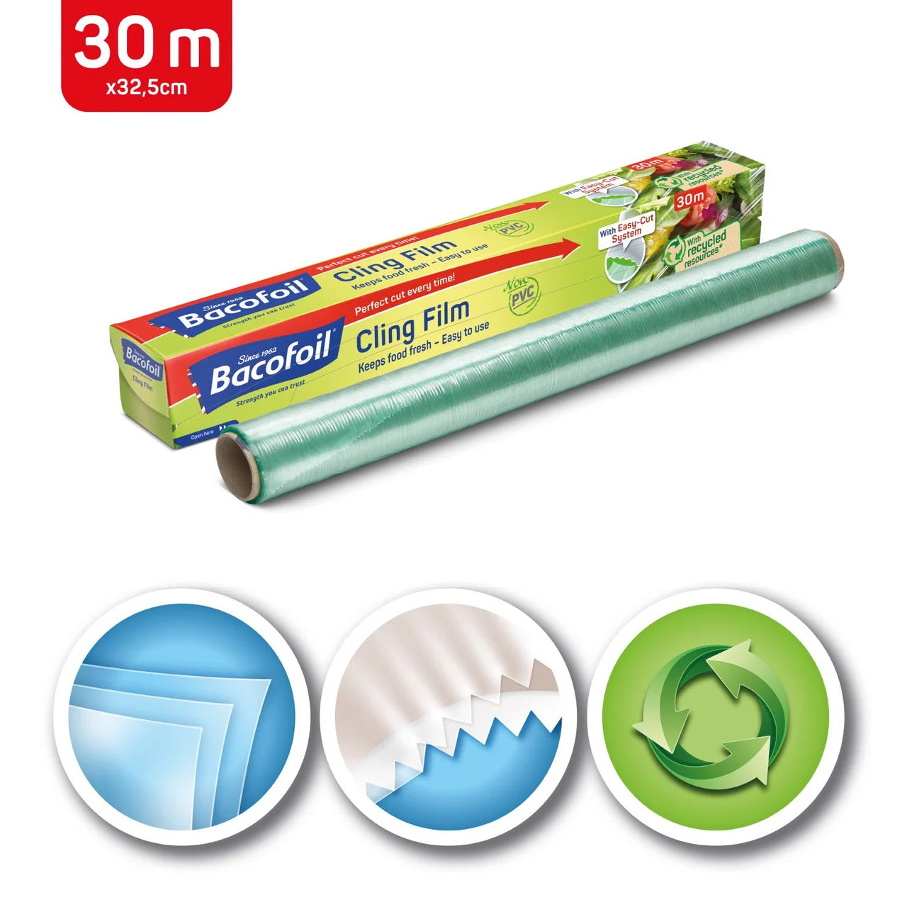 Bacofoil PVC Free Cling Film 325mm