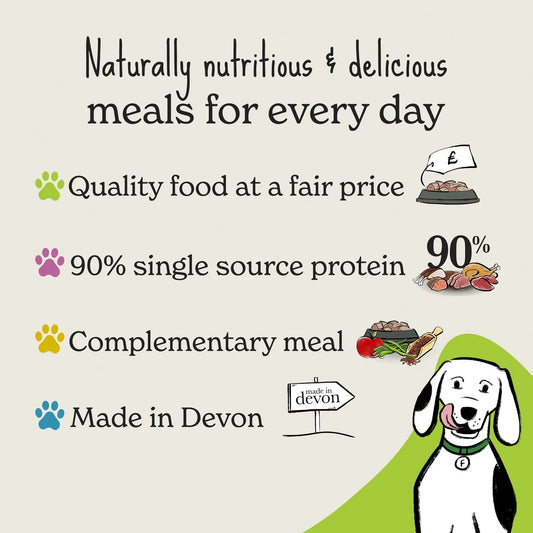 Forthglade Complementary Grain Free Wet Dog Food Just 90% Lamb 395g