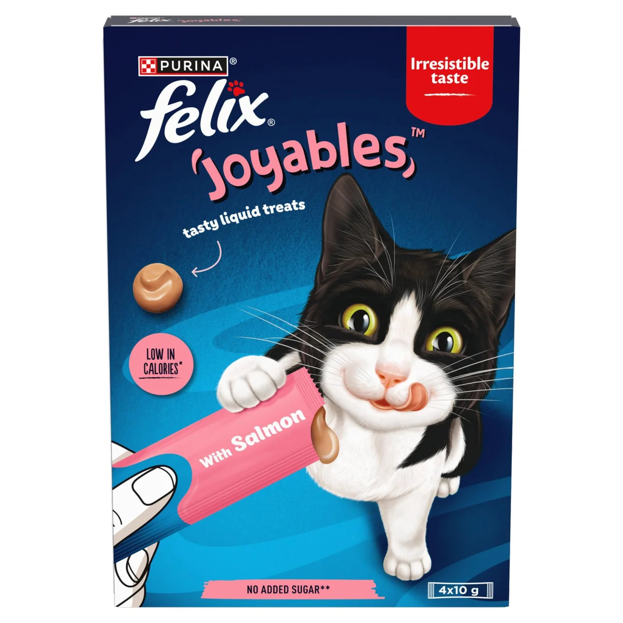 FELIX Joyables Salmon Liquid Cat Treat 4 x 10g